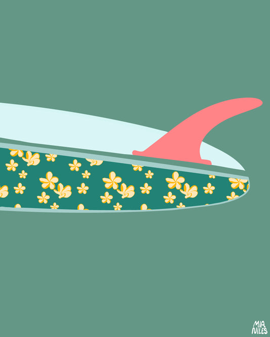 Surfboard 1 Print